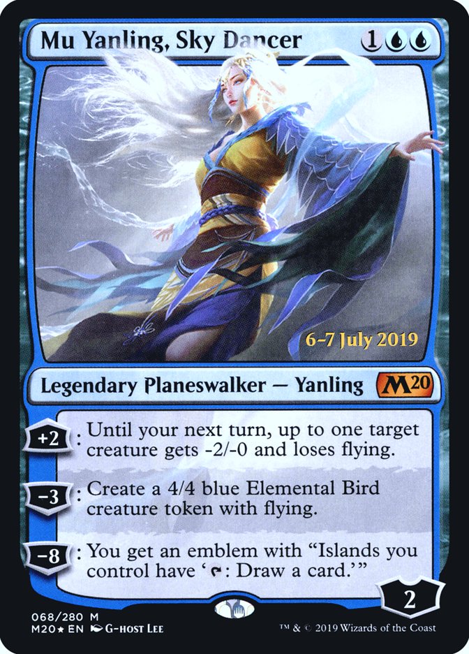 Mu Yanling, Sky Dancer [Core Set 2020 Prerelease Promos] | Card Merchant Takapuna