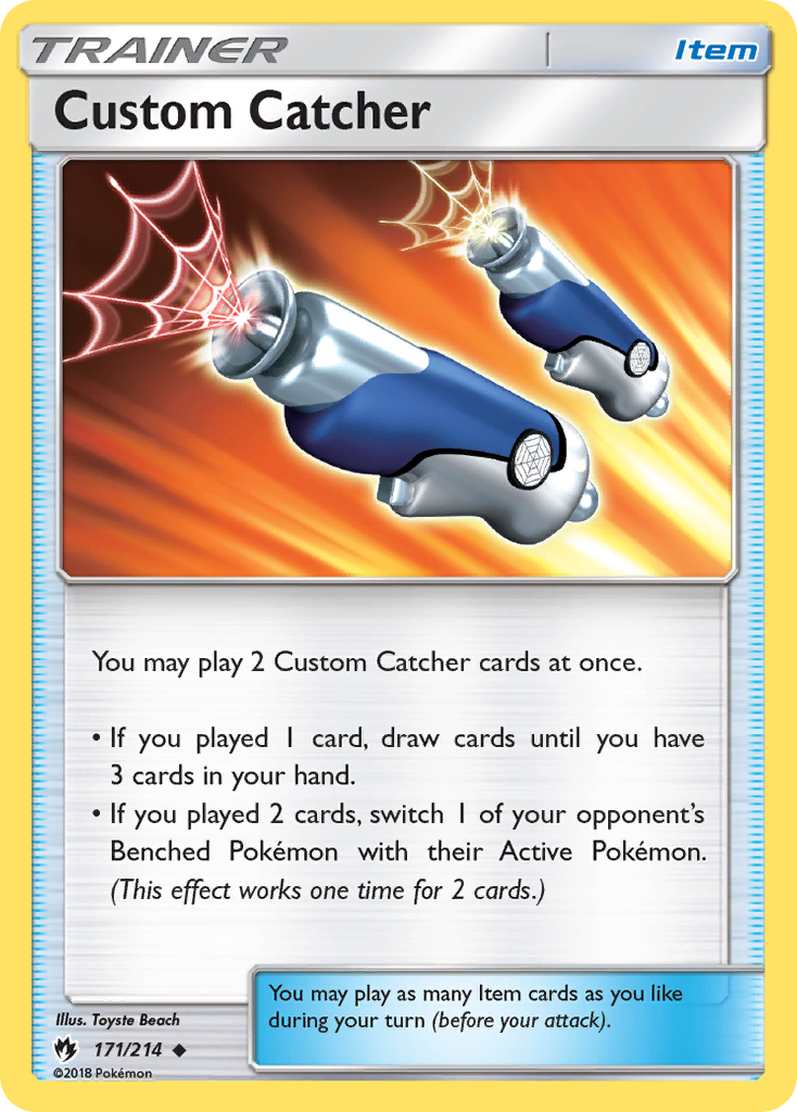 Custom Catcher (171/214) [Sun & Moon: Lost Thunder] | Card Merchant Takapuna