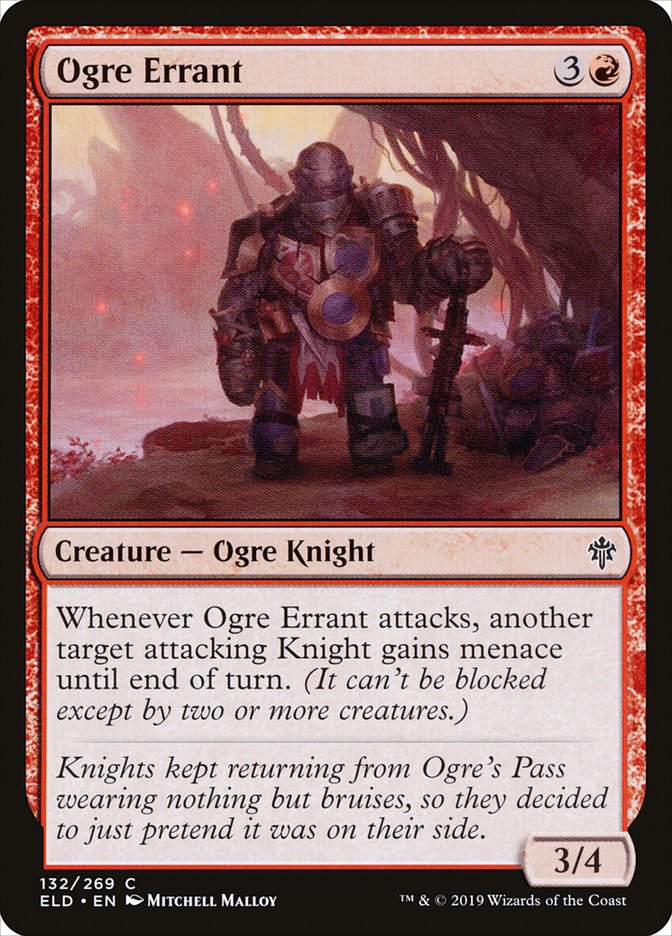 Ogre Errant [Throne of Eldraine] | Card Merchant Takapuna