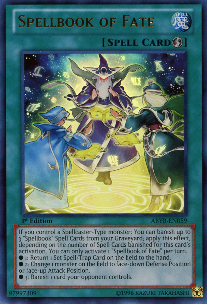 Spellbook of Fate [ABYR-EN059] Ultra Rare | Card Merchant Takapuna
