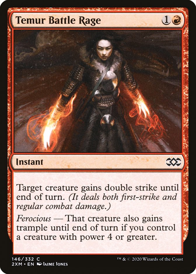 Temur Battle Rage [Double Masters] | Card Merchant Takapuna