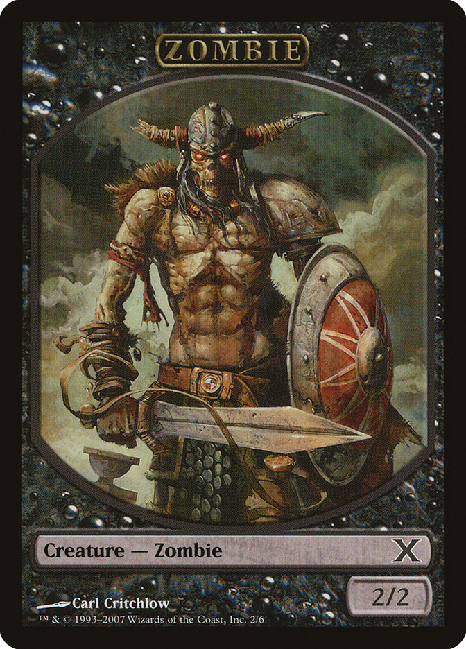 Zombie Token [Tenth Edition Tokens] | Card Merchant Takapuna