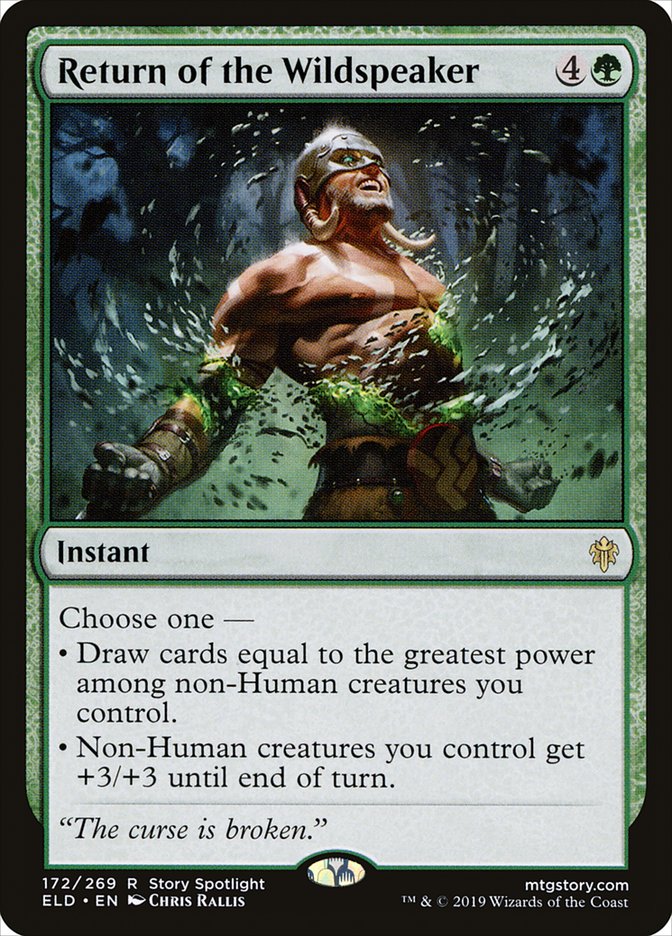 Return of the Wildspeaker [Throne of Eldraine] | Card Merchant Takapuna