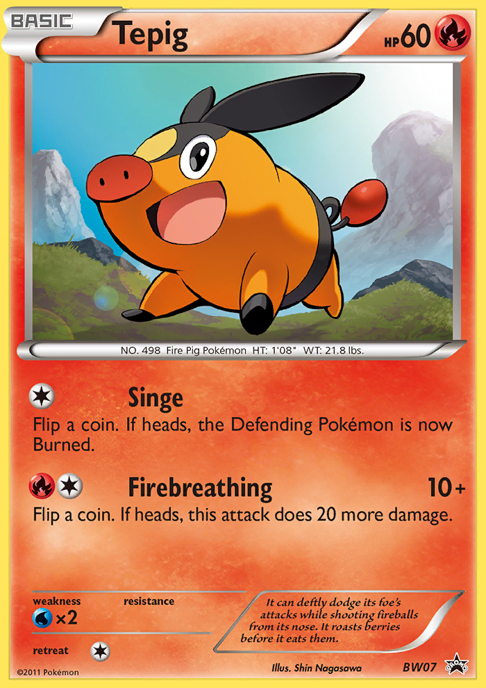 Tepig (BW07) [Black & White: Black Star Promos] | Card Merchant Takapuna