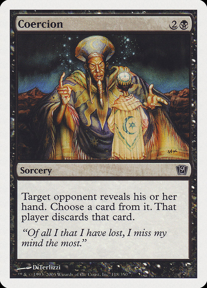 Coercion [Ninth Edition] | Card Merchant Takapuna