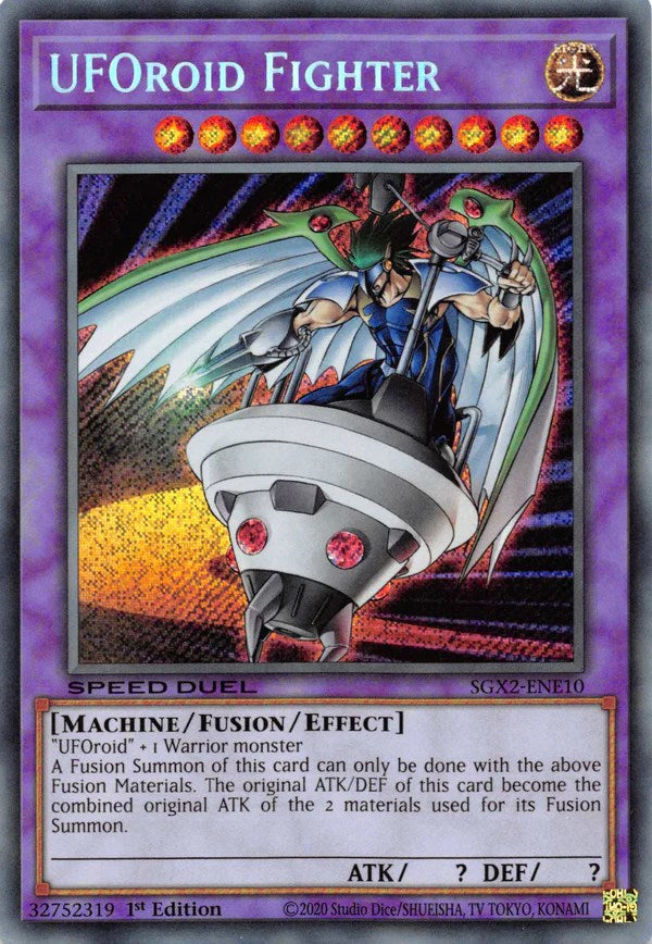 UFOroid Fighter [SGX2-ENE10] Secret Rare | Card Merchant Takapuna
