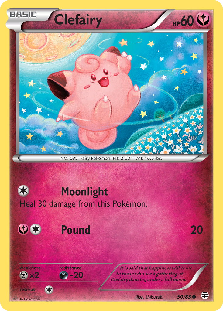 Clefairy (50/83) [XY: Generations] | Card Merchant Takapuna