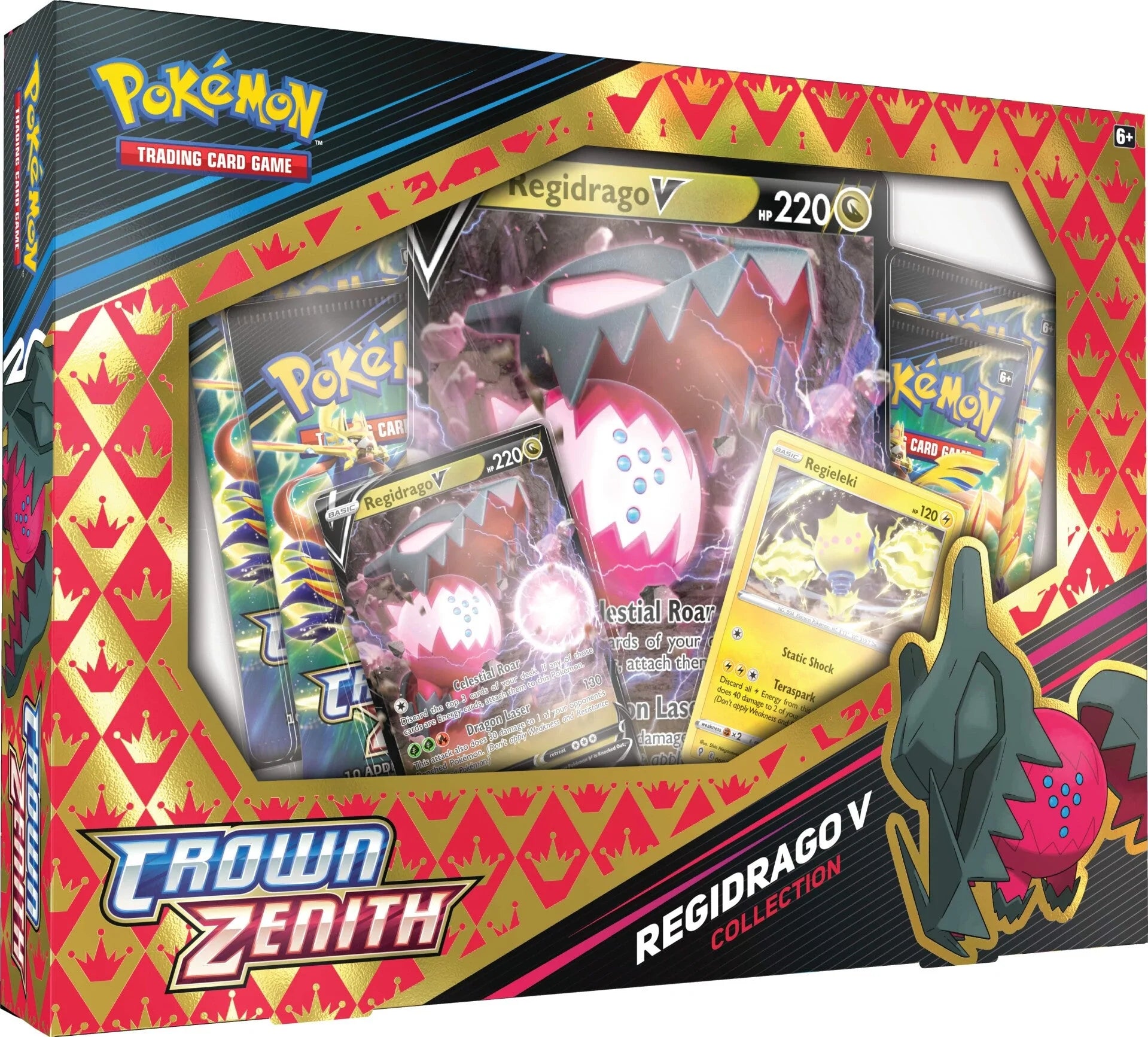 Crown Zenith - Collection V Box (Regidrago/Regieleki) | Card Merchant Takapuna