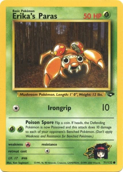 Erika's Paras (71/132) [Gym Challenge Unlimited] | Card Merchant Takapuna