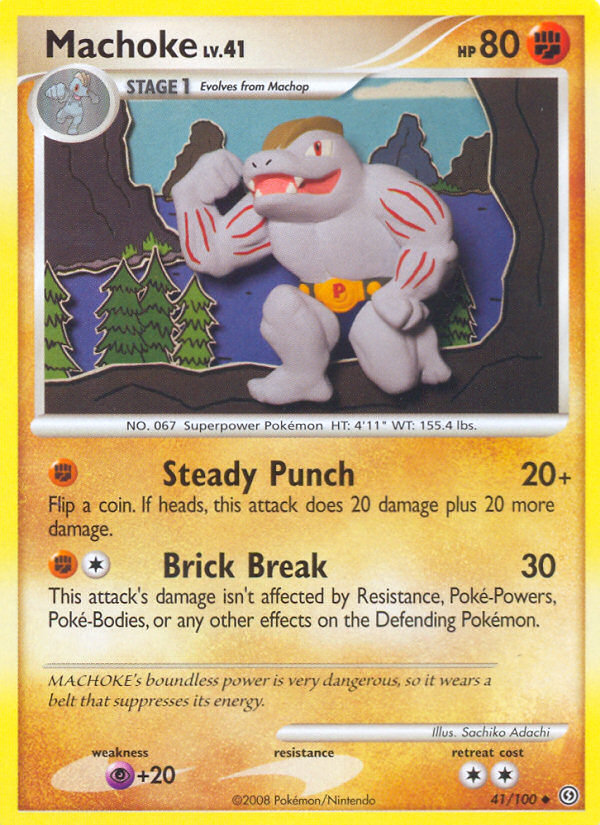 Machoke (41/100) [Diamond & Pearl: Stormfront] | Card Merchant Takapuna