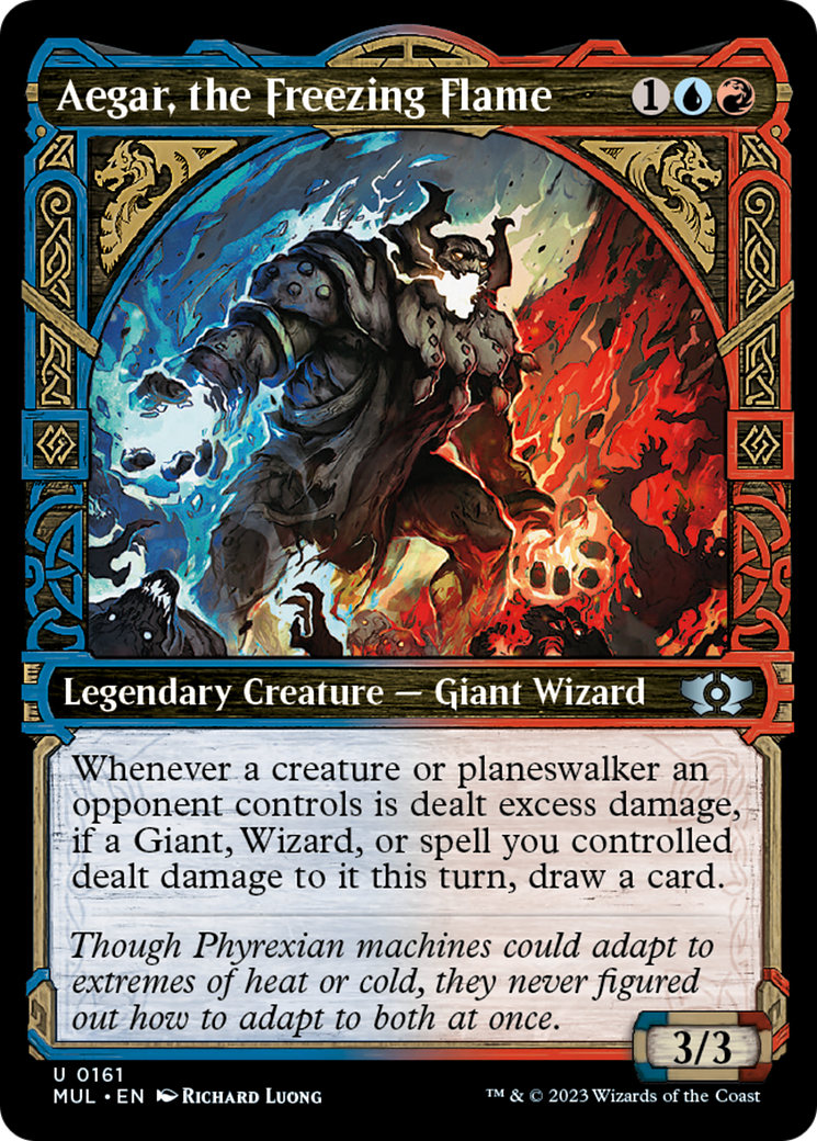 Aegar, the Freezing Flame (Halo Foil) [Multiverse Legends] | Card Merchant Takapuna