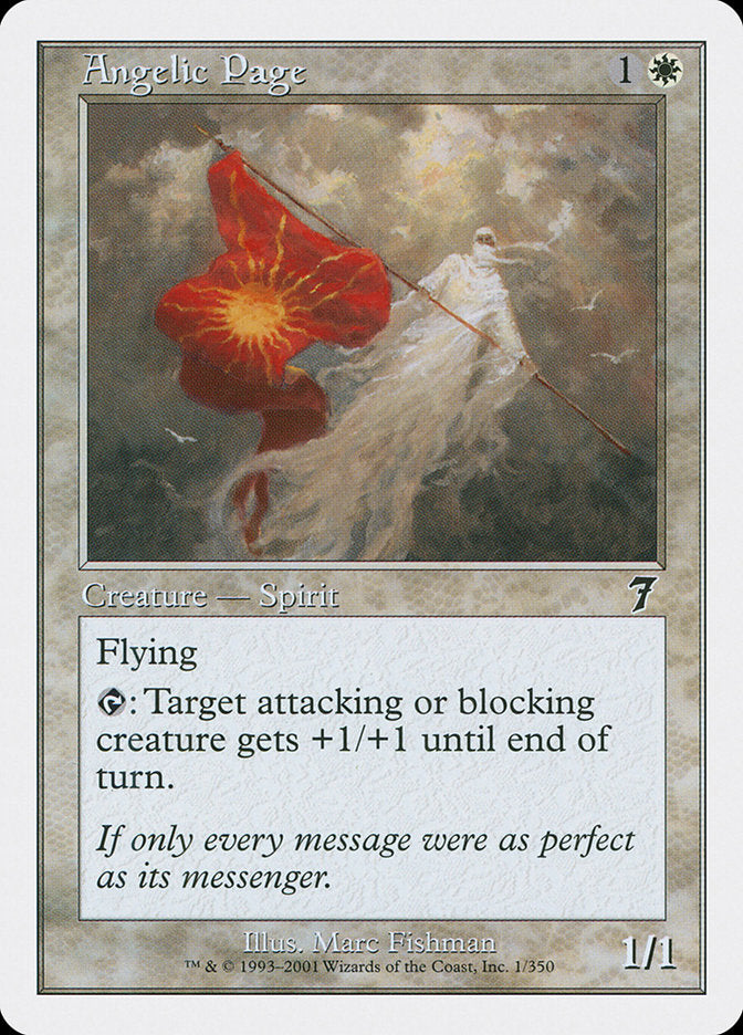 Angelic Page [Seventh Edition] | Card Merchant Takapuna