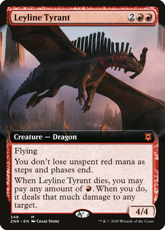 Leyline Tyrant (Extended Art) [Zendikar Rising] | Card Merchant Takapuna