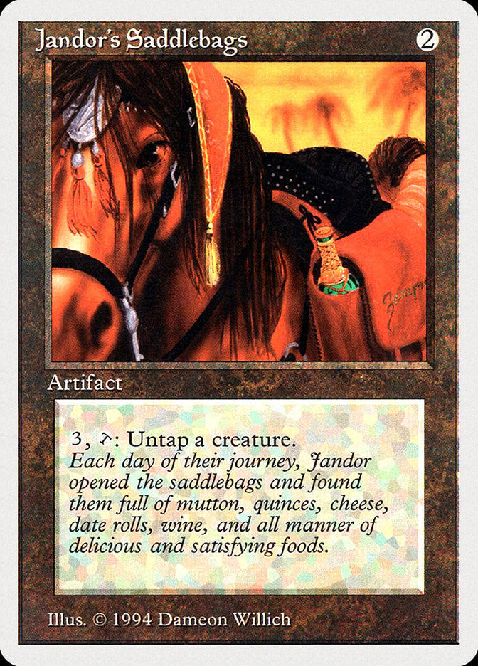 Jandor's Saddlebags [Summer Magic / Edgar] | Card Merchant Takapuna