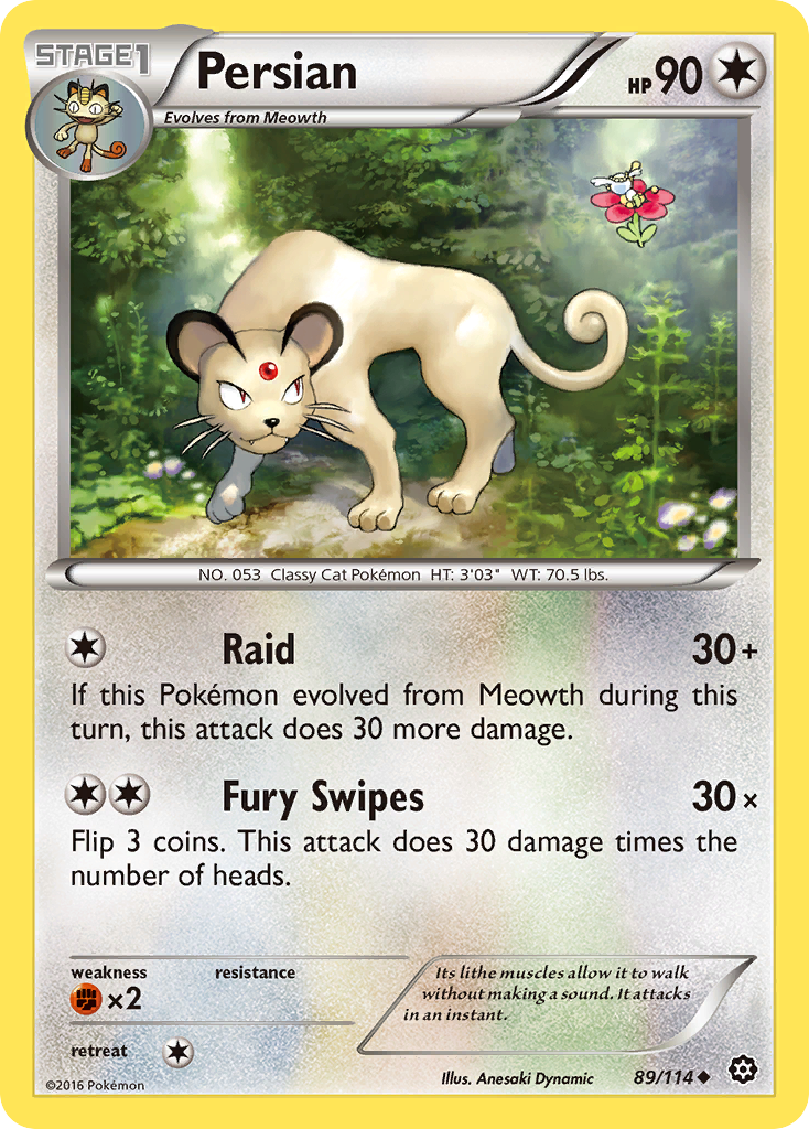 Persian (89/114) [XY: Steam Siege] | Card Merchant Takapuna