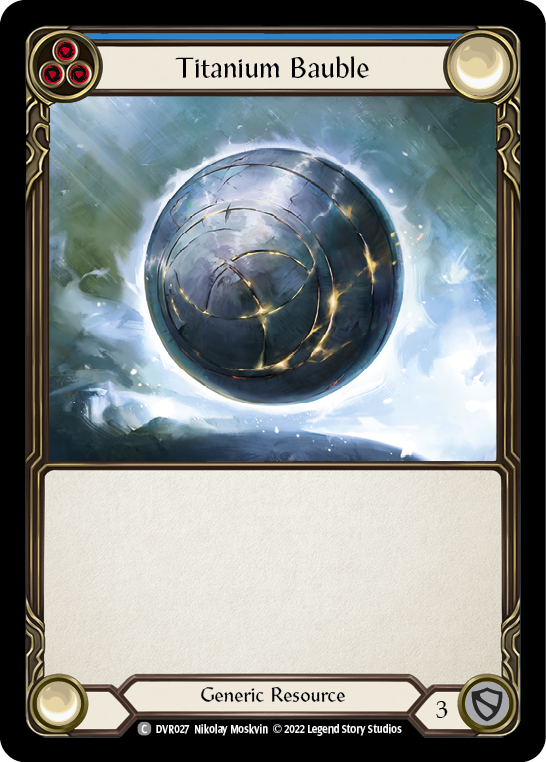 Titanium Bauble [DVR027] (Classic Battles: Rhinar vs Dorinthea) | Card Merchant Takapuna