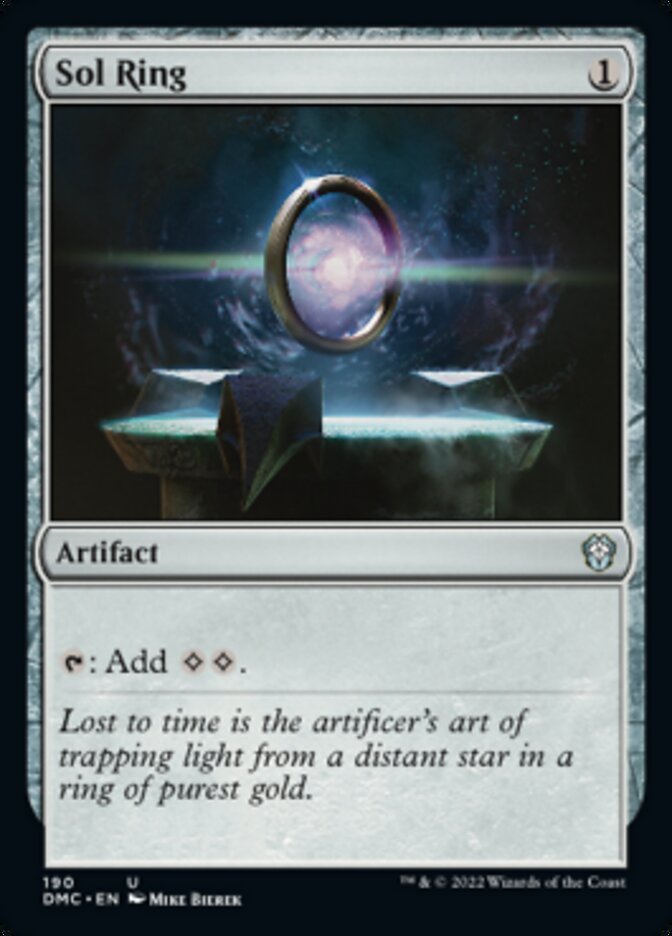 Sol Ring [Dominaria United Commander] | Card Merchant Takapuna