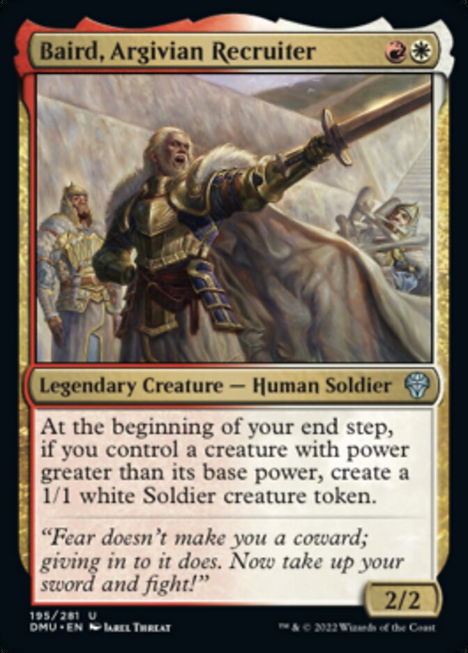 Baird, Argivian Recruiter [Dominaria United] | Card Merchant Takapuna