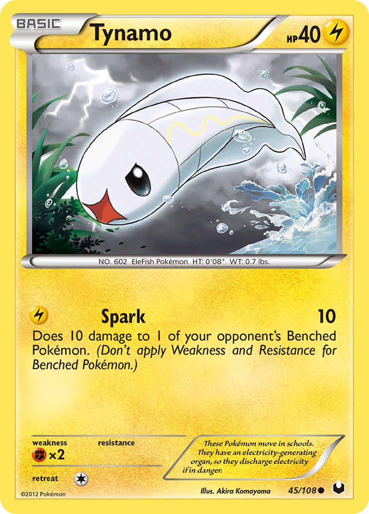 Tynamo (45/108) [Black & White: Dark Explorers] | Card Merchant Takapuna