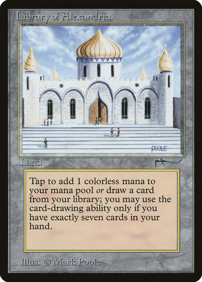 Library of Alexandria [Arabian Nights] | Card Merchant Takapuna