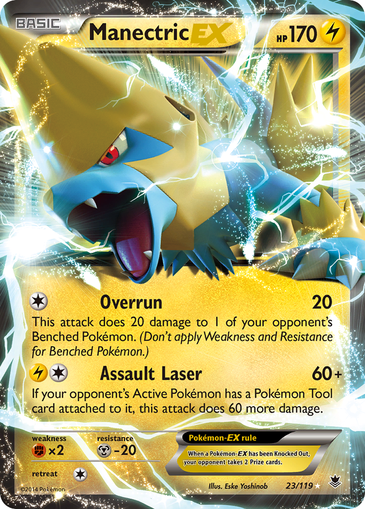 Manectric EX (23/119) [XY: Phantom Forces] | Card Merchant Takapuna