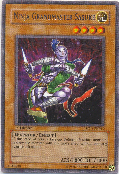 Ninja Grandmaster Sasuke [SOD-EN019] Rare | Card Merchant Takapuna
