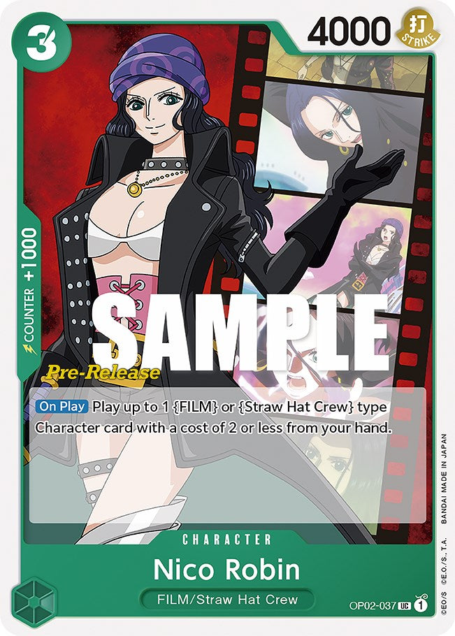 Nico Robin [Paramount War Pre-Release Cards] | Card Merchant Takapuna