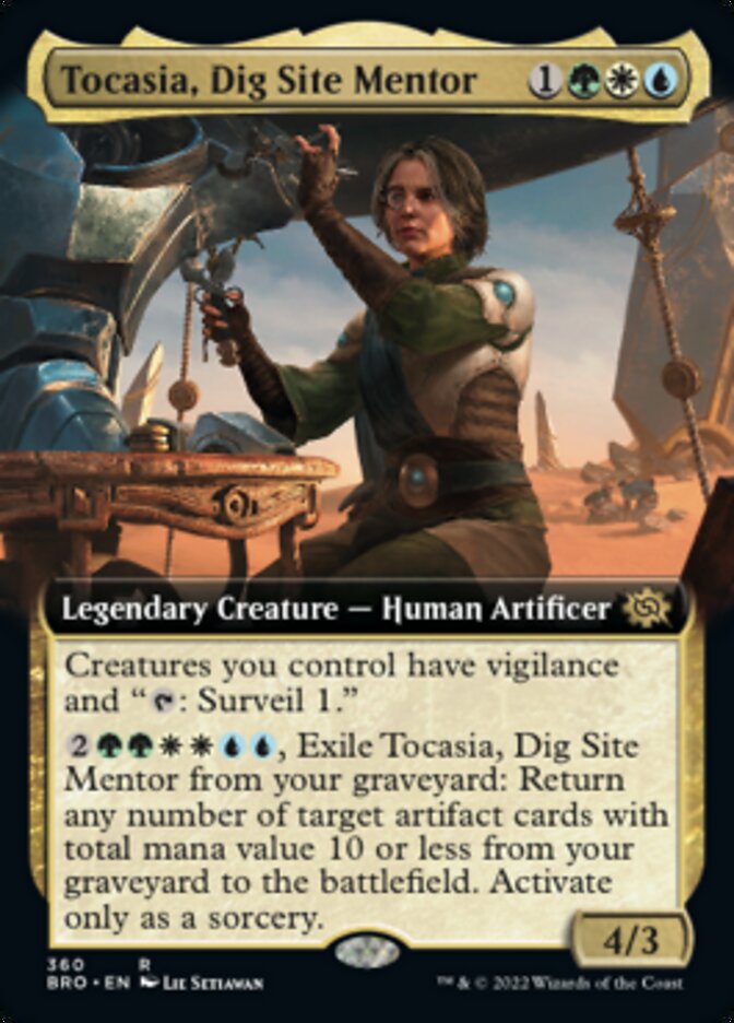 Tocasia, Dig Site Mentor (Extended Art) [The Brothers' War] | Card Merchant Takapuna