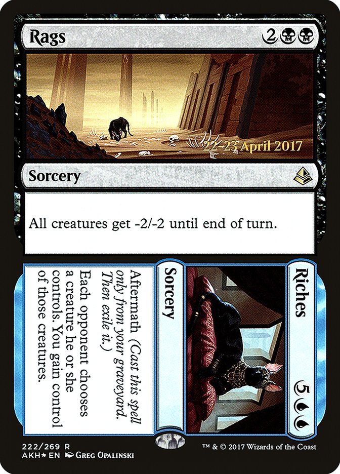 Rags // Riches [Amonkhet Prerelease Promos] | Card Merchant Takapuna