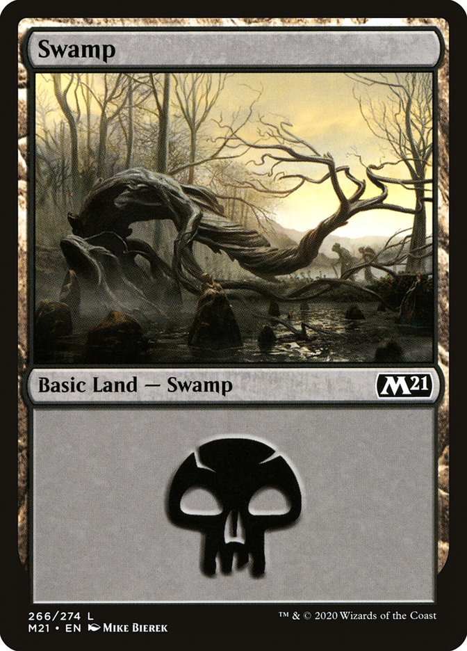 Swamp (266) [Core Set 2021] | Card Merchant Takapuna