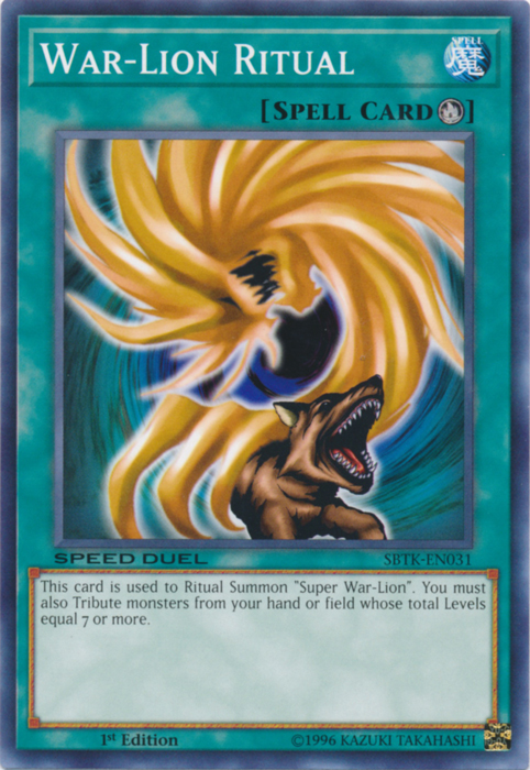 War-Lion Ritual [SBTK-EN031] Common | Card Merchant Takapuna