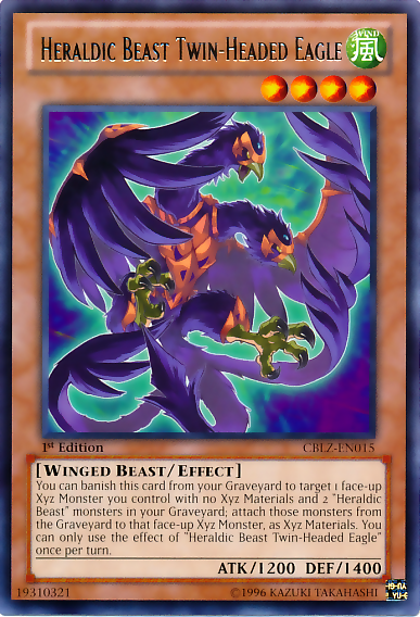 Heraldic Beast Twin-Headed Eagle [CBLZ-EN015] Rare | Card Merchant Takapuna