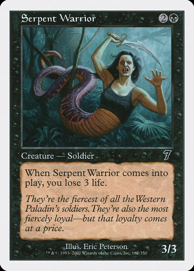 Serpent Warrior [Seventh Edition] | Card Merchant Takapuna