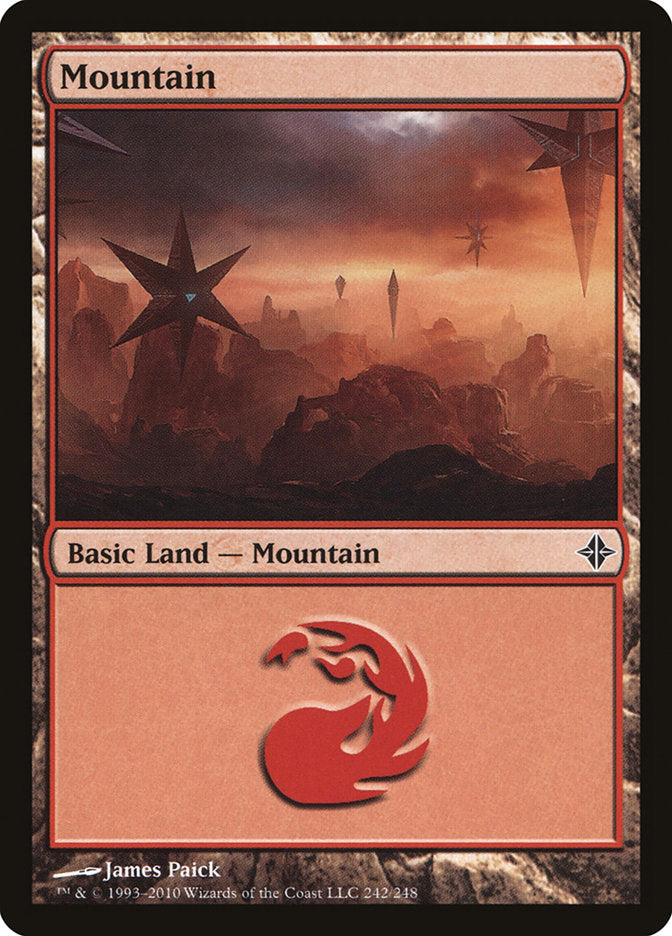 Mountain (242) [Rise of the Eldrazi] | Card Merchant Takapuna