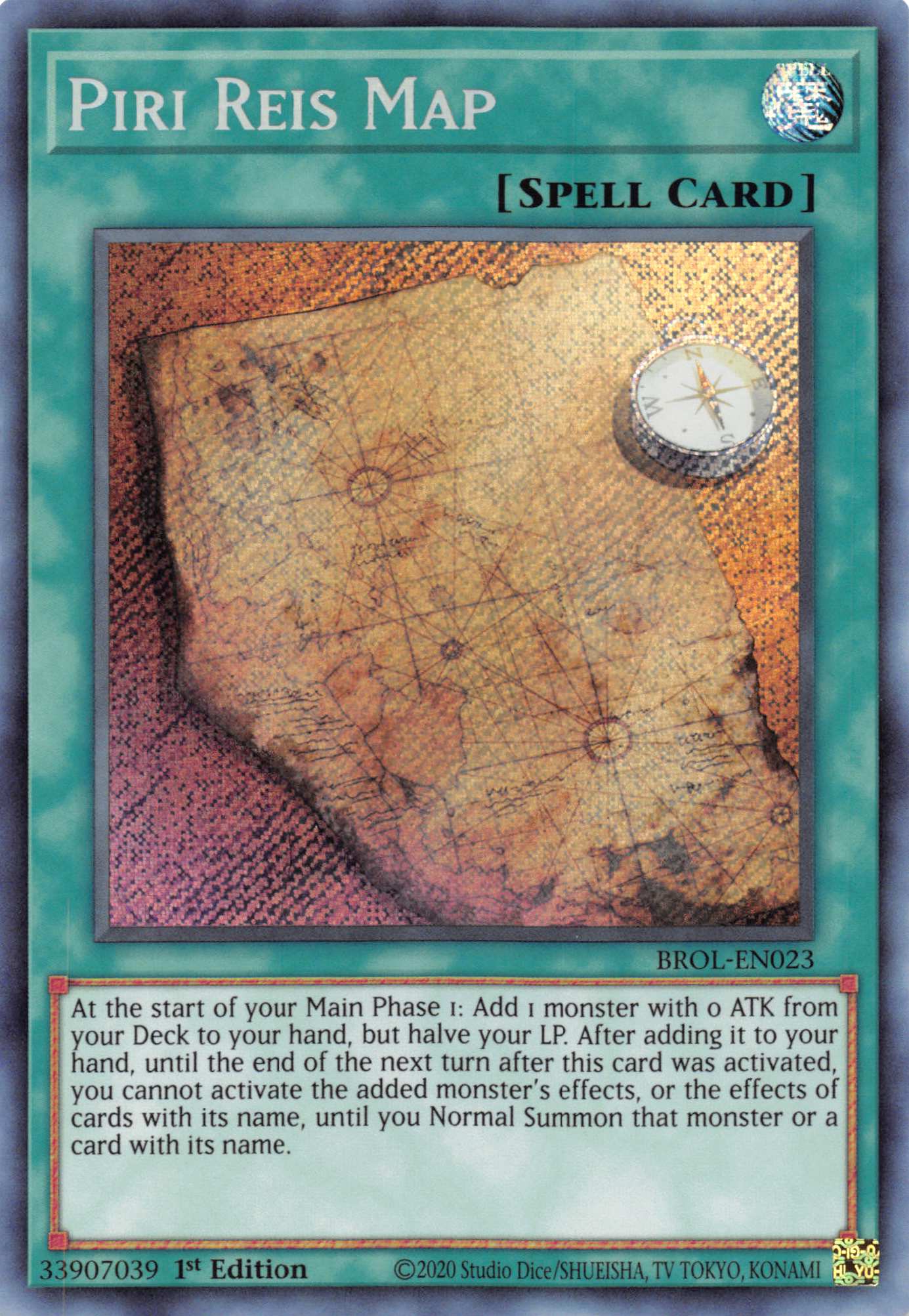 Piri Reis Map [BROL-EN023] Secret Rare | Card Merchant Takapuna
