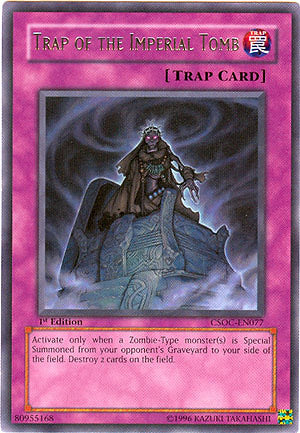 Trap of the Imperial Tomb [CSOC-EN077] Rare | Card Merchant Takapuna