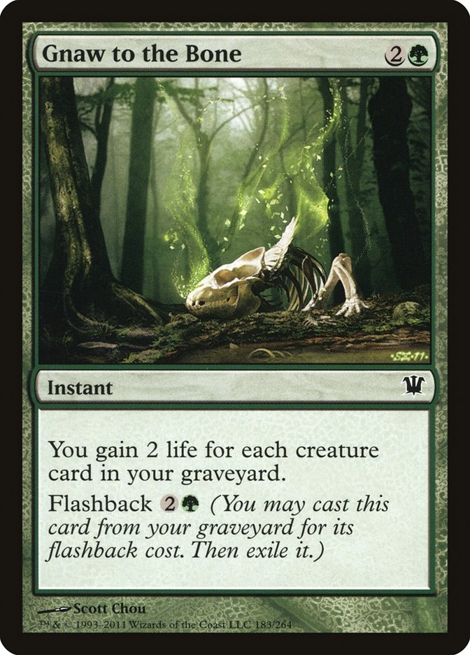 Gnaw to the Bone [Innistrad] | Card Merchant Takapuna