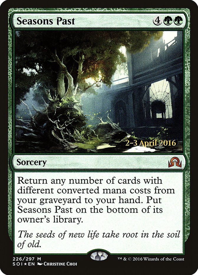 Seasons Past [Shadows over Innistrad Prerelease Promos] | Card Merchant Takapuna