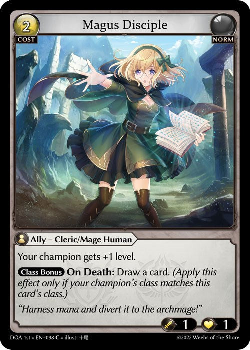 Magus Disciple (098) [Dawn of Ashes: 1st Edition] | Card Merchant Takapuna