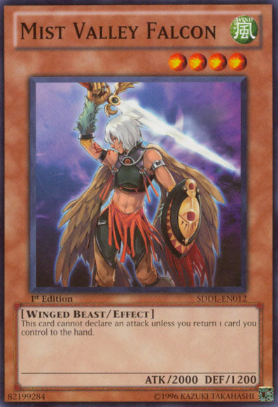 Mist Valley Falcon [SDDL-EN012] Common | Card Merchant Takapuna