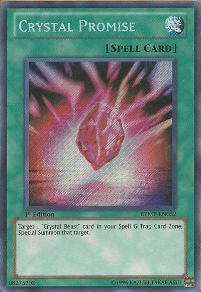 Crystal Promise [RYMP-EN052] Secret Rare | Card Merchant Takapuna