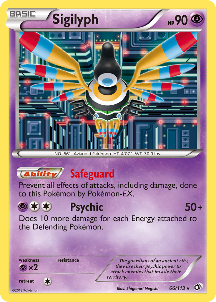 Sigilyph (66/113) [Black & White: Legendary Treasures] | Card Merchant Takapuna