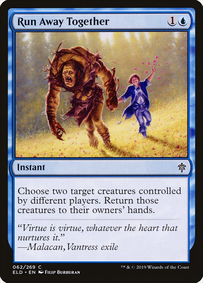 Run Away Together [Throne of Eldraine] | Card Merchant Takapuna