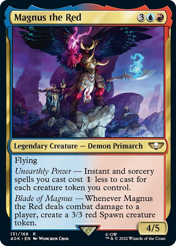 Magnus the Red (Surge Foil) [Warhammer 40,000] | Card Merchant Takapuna