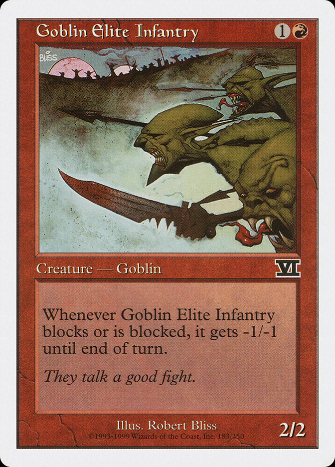 Goblin Elite Infantry [Classic Sixth Edition] | Card Merchant Takapuna