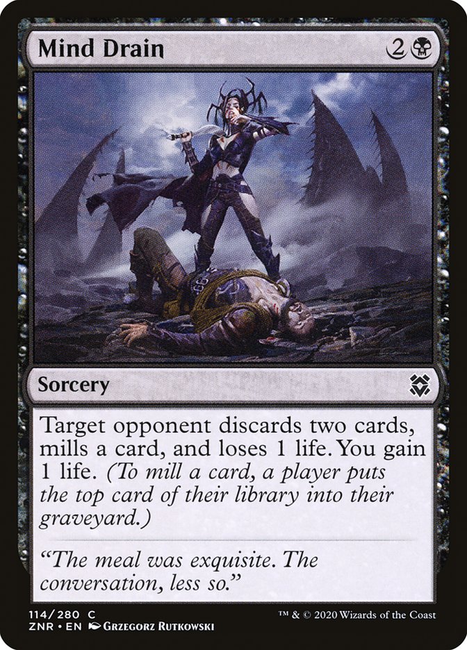 Mind Drain [Zendikar Rising] | Card Merchant Takapuna