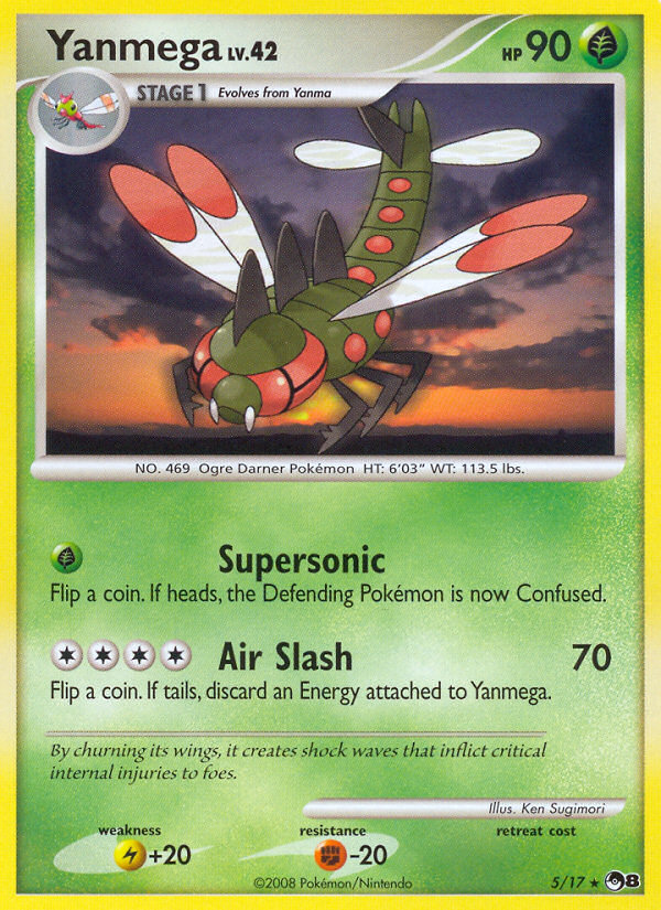 Yanmega (5/17) [POP Series 8] | Card Merchant Takapuna