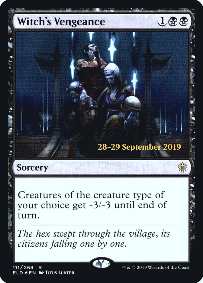 Witch's Vengeance [Throne of Eldraine Prerelease Promos] | Card Merchant Takapuna
