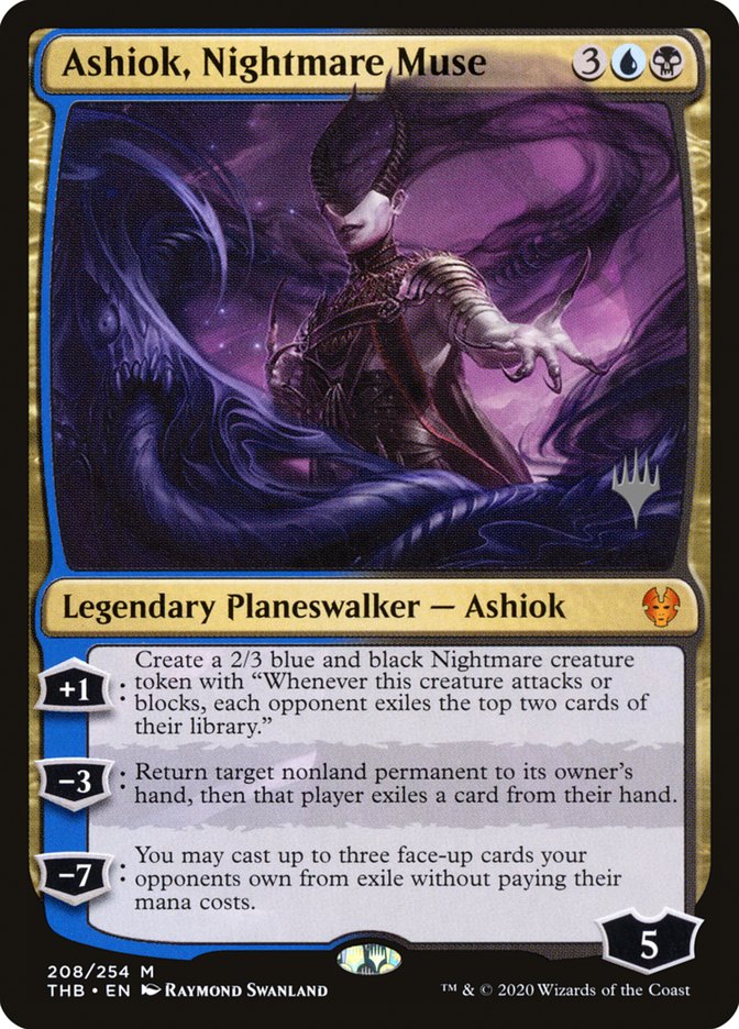 Ashiok, Nightmare Muse (Promo Pack) [Theros Beyond Death Promos] | Card Merchant Takapuna