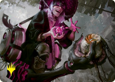 Undercity Scrounger Art Card (Gold-Stamped Signature) [Kamigawa: Neon Dynasty Art Series] | Card Merchant Takapuna
